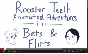 Fun simple animation of the adventures of male bonding.